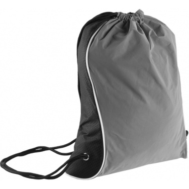 Logo trade promotional items picture of: Drawstring bag DENISON Schwarzwolf